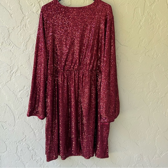 Maurices wine 2X sparkle dress - Picture 4 of 5
